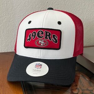 NFL 49ers Kids Cap in Red and Black